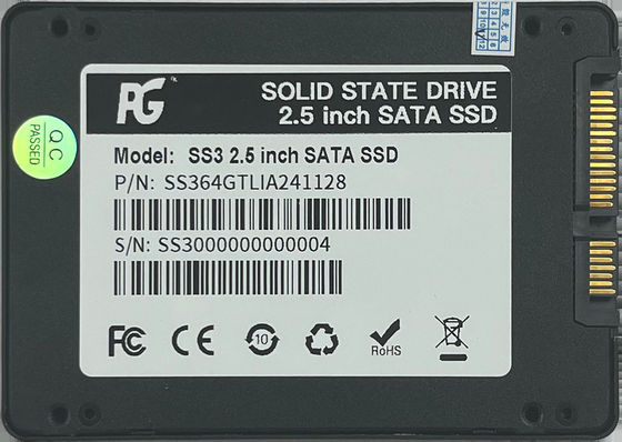 2.5' SATA 産業用固体ドライブ SSD 128GB 256GB 512GB 1TB モニターデバイス用